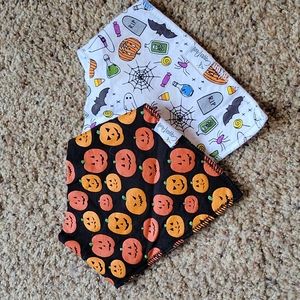 Copper and Pearl Halloween bibs